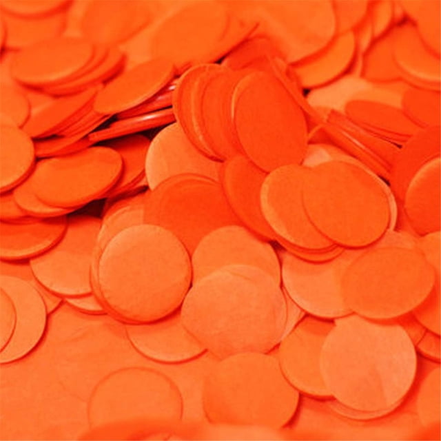 Round Tissue Paper Confetti 1" Circle Confetti (Coral)