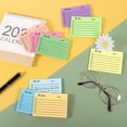 thumbnail image 4 of YAOMOBB Notes Collantes 9 Pcs Notes Fluorescentes Planning Bloc-Notes Super Collant pour Organisation Colorée, 4 of 6
