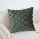 thumbnail image 1 of Funda de almohada de felpa con borlas de terciopelo - Fundas de almohada estándar de la India, acolchado resistente a las arrugas para decoración del hogar y la oficina, diseño suave y duradero, 1 of 5