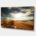 thumbnail image 2 of Prairie under Heavy Clouds - Oversized Landscape Canvas Art, 2 of 3