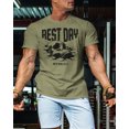 thumbnail image 6 of Gymish Rest Day Workout T-Shirt for Men, Funny Gym Shirts, Lifting T-Shirt, Deadlift Tee, Men's Gym Shirt, Workout Tops, Powerlifting & Bodybuilding Tee, 6 of 6