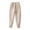 Beige, variant on Womens Pants Women's Winter Loose Pockets With Zippered High Waisted Plush And Thick Insulation Cotton Pants