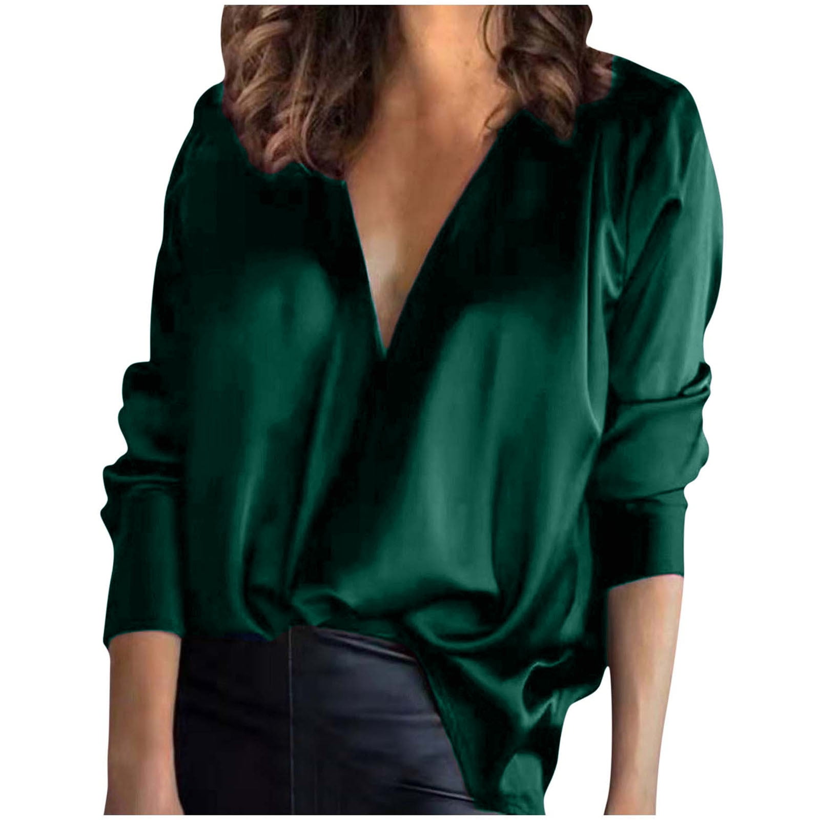 women's satin blouses