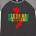 thumbnail image 4 of Inktastic Vietnam Veteran in Green Gold and Red Women's Plus Size T-Shirt, 4 of 5