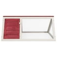 thumbnail image 2 of vidaXL Cage pour Lapin en Bois Rouge, 2 of 5