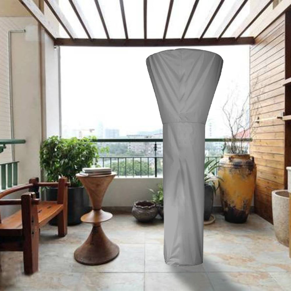 89 H x 33 D x 19 B Outdoor Stand Up UV-Resistant Heater Cover ANDRIMAX Patio Heater Cover with Zipper 210D Oxford Fabric Heavy Duty Waterproof Dustproof Patio Heater Cover 
