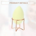 thumbnail image 5 of Unique Bargains Circular Beauty Egg Holder Makeup Sponge Case Drying Stand Cosmetic Egg Holder Rose Gold Tone, 5 of 7