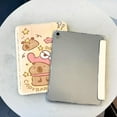thumbnail image 2 of Tuohive TPU Trifold Stand Smart iPad Case For iPad with Pencil Holder Gen9 Gen8 Gen7 10.2 Air4 Air5 10.9 Pro11 2020/2021 Anti drop Cartoon Capybara, 2 of 9