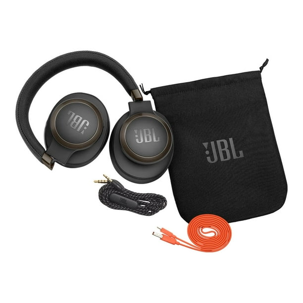 JBL Live On-Ear Wireless with Noise-Cancelling and Voice Assistant (Black) -