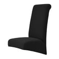 thumbnail image 2 of High Back Chair Cover Corn Fleece Slipcover Dust Home Room Black, 2 of 8