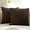 Brown, variant on decorUhome Pack of 2 Throw Pillow Covers 18x18, Soft Plush Faux Wool Couch Pillow Covers, Beige (Pillow Cover Only, No Inserts Included)