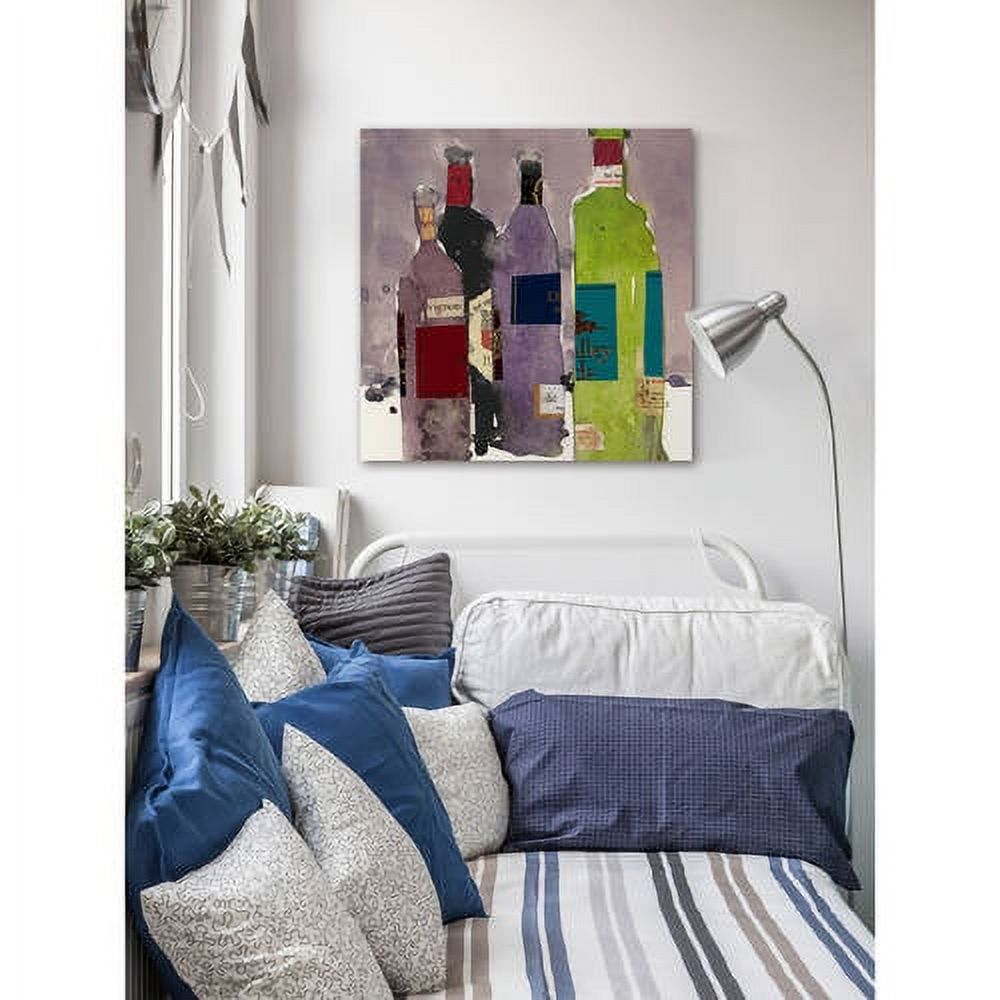 Marmont Hill "Four Bottles" Painting Print on Wrapped Canvas