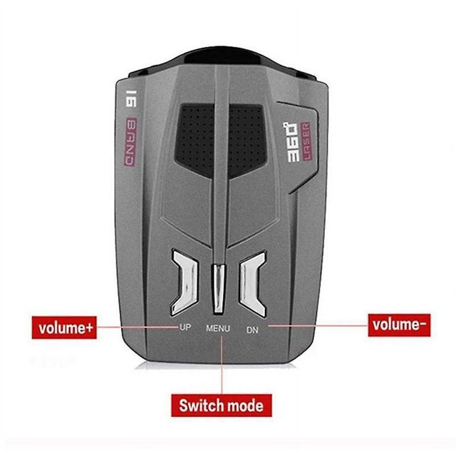 V9 Car Radar Detector English Russian Human Voice Car Vehicle Speed Alert Warning Speed Control X K