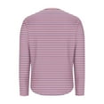 thumbnail image 5 of Womens Plus Size Tops, Long Sleeve Shirts for Women Fall Lightweigth Casual Striped Printed Crewneck Dressy Blouses, 5 of 5