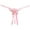 Pink, variant on Panties for Womens Underwear Butterfly Embroidery Bead Massage Sequined Open Front Sexy Thong Purple One Size