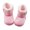 Pink, variant on Winter Baby Boy Girl Cotton Snow Boots With Bow Tie Mid-tube Boots
