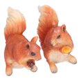 thumbnail image 2 of Modelo de ardillas de animales de resina Estatua con forma de ardillas de dibujos animados Decoración de resina sintética Micro paisaje Artesanía para el hogar Jardín Terraza Patio Estilo 2, 2 of 10