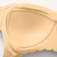 thumbnail image 5 of STARLAN Plus Size Bras for Older Women Push Up Bras Adjustable Straps Racerback T-Shirt Bralette Lace Daily Bras Khaki 40, 5 of 8
