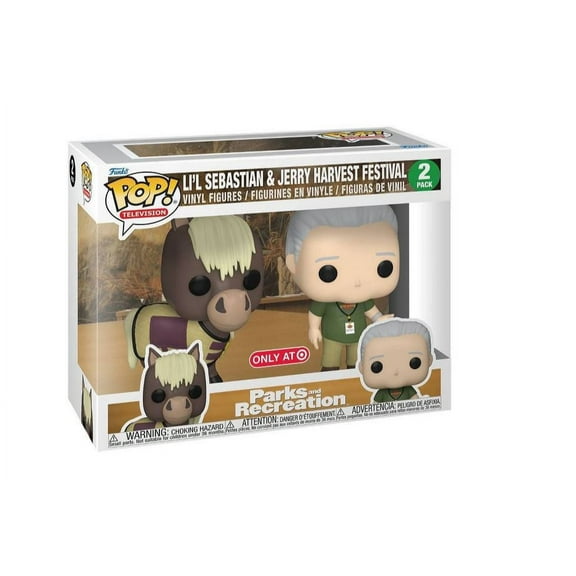 Funko Pop! Television Parks and Recreation Jerry Gergich  Li'l Sebastian 2 Pack