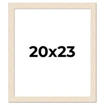 20x23 Frame White Real Wood Picture Frame Width 1.5 inches | Interior Frame Depth 0.5 inches | Barn