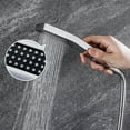 thumbnail image 6 of YIMWNYI Handheld Stainless Steel Shower Head - Water Saving, Elegant Design, Easy Installation, Highly Elastic Silicone Nozzles, 44 Water Outlets for Gentle Cleaning, 6 of 6