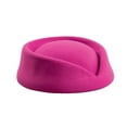 thumbnail image 4 of Ladies' Warm Solid Color Knit Basin Hat - Essential Cold Weather Accessory, Offers Comfort and a Simple, Chic Look ,Adding a Stylish Touch To Your Winter Outfits Hot Pink, 4 of 4