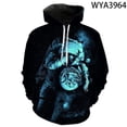 thumbnail image 4 of 2021 Nueva moda Astronauta 3D Impreso Sudaderas Casuales Cool Sudaderas Hombres Mujeres Niños Moda Jersey Niño Niña Niños Abrigo, 4 of 5