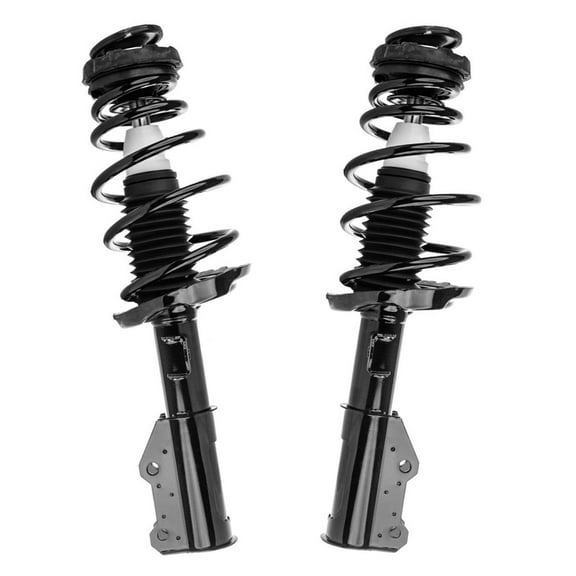 Detroit Axle - AWD 2pc Front Struts for 2012-2016 Buick LaCrosse [w/o Performance PKG. w/o Electronic Adjustable Suspension] Ready Struts w/Coil Spring 2013 2014 2015 Replacement Struts Assembly