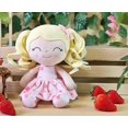 thumbnail image 4 of Gloveleya Baby Dolls Soft Snuggly First Baby Girl Gifts Soft Doll for Girls with Strawberry Printed Dress 12inches Fruit Series, 4 of 5