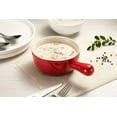 Kook French Onion Soup Crocks, Stackable Ceramic Bowls with Handles
