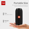 thumbnail image 5 of Bluetooth Speaker T&G TG117 Portable TWS Sound Box Waterproof Loudspeaker Outdoor Stereo Surround Speakers Support TF FM Radio, 5 of 9