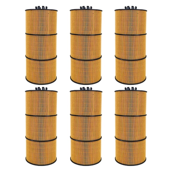 6Pcs P551005 LF17511 Oil Filter for Freightliner DD13 DD15 Cascadia A4731800909