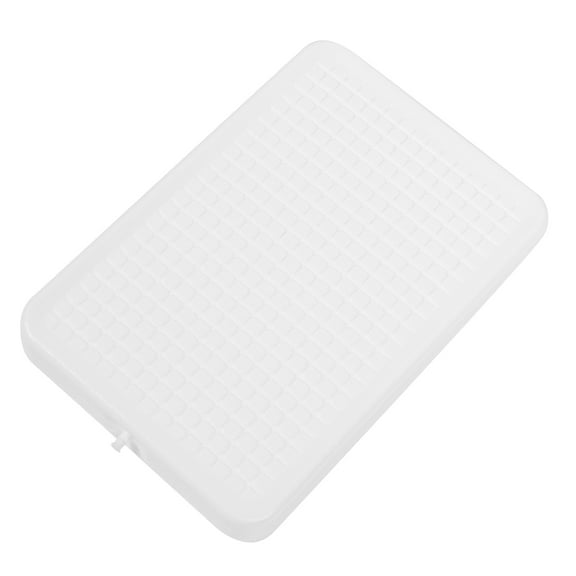 PBPBOX 1Pc Practical White Seafood Mat Plastic Sashimi Tray Multipurpose Kitchen Tool