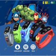 thumbnail image 2 of (30 Metros Impermeable) LED Digital Reloj Para Niños Bwith Lindos Personajes De Dibujos Animados Capitán América Mickey Spiderman Gao Jiahui  unisex, 2 of 2