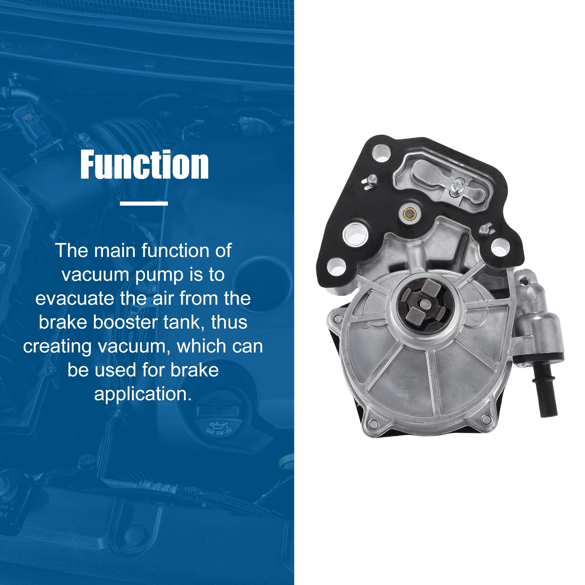 Brake Vacuum Pump No.12684050 Fit for Chevy Cruze Malibu Equinox 1.5L 2015-2018