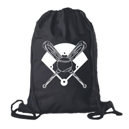 Baseball Party Bags | Baseball Cotton Drawstring Cinch Backpacks for Team events Birthdays and more!