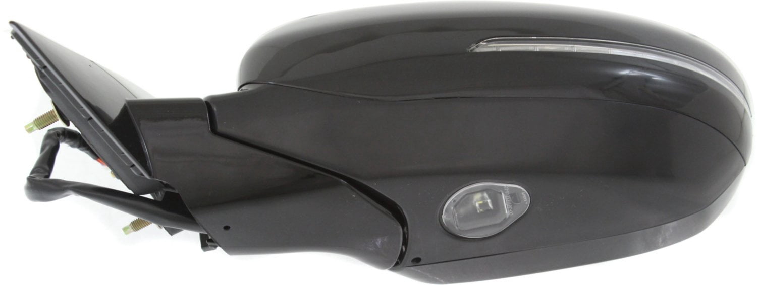 Mirror Compatible With 2014-2016 Kia Cadenza Left Driver Side Heated In-housing Signal Light Paintable Kool-Vue