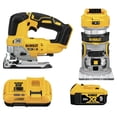 thumbnail image 1 of Juego de herramientas DEWALT 20V MAX para fresadora y sierra de calar inalámbrica con batería, 1 of 1