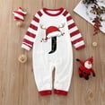 thumbnail image 2 of Gvdentm Pattern A-Z Matching Pajamas for Family Christmas Matching Xmas Pjs Set Cartoon Print Cute Holiday Sleepwear Christmas Pajamas for Women Men Couples, 2 of 4