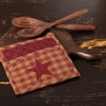 thumbnail image 3 of VHC Brands, Burgundy Star, Cotton, 8x8, Pot Holder, Red, 3 of 5