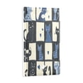 thumbnail image 2 of Yayeee Blank Wall Plate Cover 1-Gang 4.5"x2.7" Home Unused Decorative Outlet, Black and Blue Cat, 2 of 7