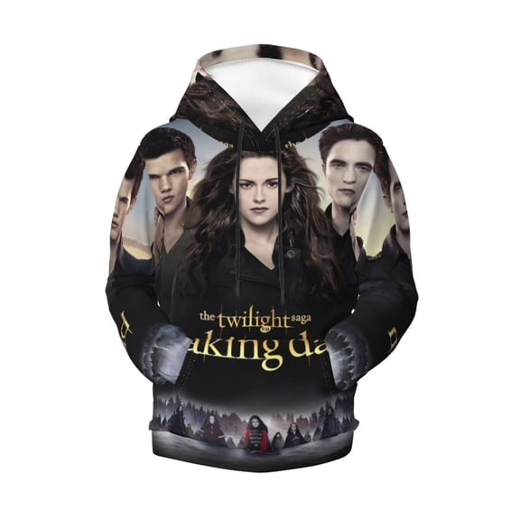 The Twilight Saga Teen Boys Girls Hoodies 3D Printed Hooded Sweatshirts for Kids Long Sleeve Casual Unisex Pullovers with Pockets