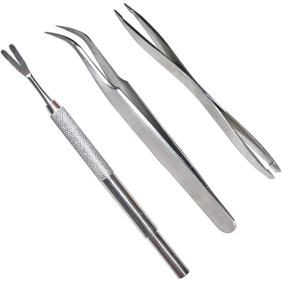 Tick Removal Tool, Stainless Steel Set For Professional Extraction - Compact Design, Handy Storage Tin, Safe Removal Anytime, Anywhere