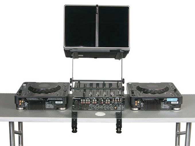 Odyssey LSTAND Laptop Stand Pro DJ Computer Bracket w/ 3 Configurations - Blue