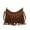 Brown, variant on Women Fringe Purse Crossbody Bags Studded Suede Hippie Tassel Hobo Shoulder Messenger Purse Vintage Handbags