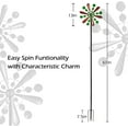 thumbnail image 4 of Kinetic Wind Spinner Aviator1 61in Single Blade, Green, Steel/Glass, 4 of 9