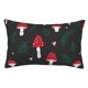 thumbnail image 1 of Fotbe Amanita Mushroom Funda de Almohada Decorativa Estilo Occidental, Lujo en Algodón, Fundas para Almohadas King, Cojín Estampado para Decoración del Hogar-16"x24", 1 of 6