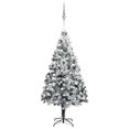thumbnail image 1 of vidaXL Artificial Pre-lit Christmas Tree with Ball Set Green 240 cm PVC, 1 of 5