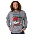 thumbnail image 5 of The Smurfs Cool Kanji Big Poppa Hoodie Hooded Sweatshirt Men Brisco Brands L, 5 of 6