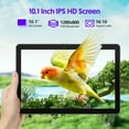 thumbnail image 5 of Tablet 10 Inch Android 13 Tablet,WiFi 6 Tablets PC,64GB ROM+7GB RAM( Expand to 1TB),Quad-Core,5G Wi-Fi,Widevine L1,Bluetooth,Dual Camera,6000mAh,2 in 1 Tablet with Keyboard, 5 of 9